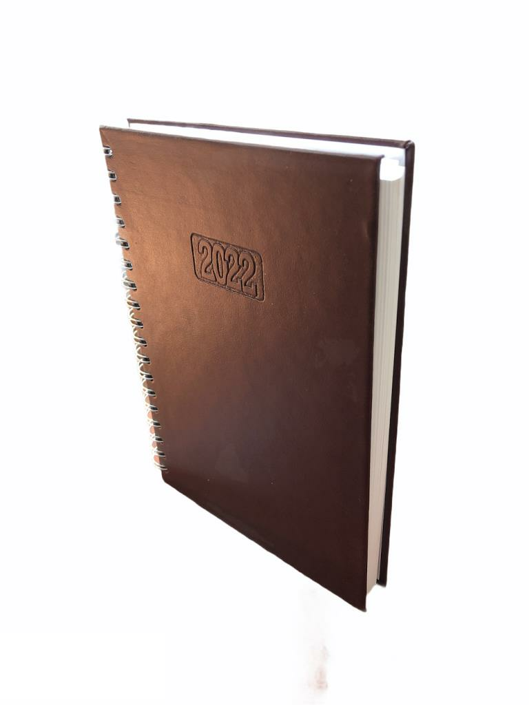 SIM 17x24 SUNI DERI SPIRALLI GUNLUK AJANDA 2025