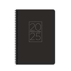 KESKIN AJANDA HAFTALIK 2026 20x28 SPR.SIYAH 600170