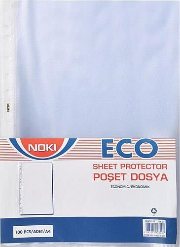 NOKI POSET DOSYA A4 100 LU PAKET (4830-ECO)