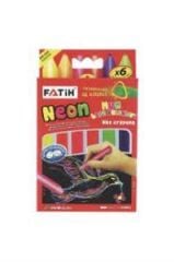FATIH CRAYON BOYA 6 RENK NEON JUMBO 50190