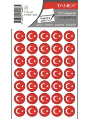 TANEX STICKER TURK BAYRAGI BYRK-107