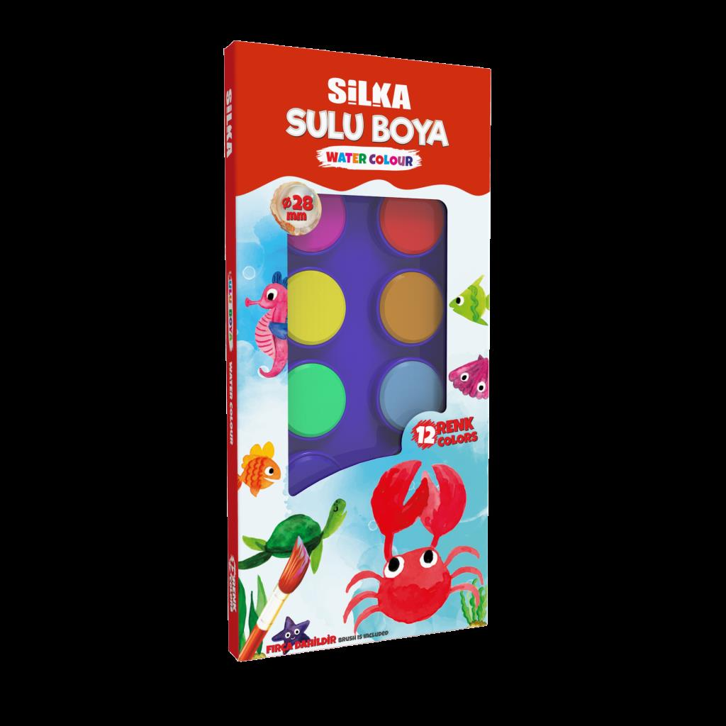 SILKA SULUBOYA 12 RENK 28mm ART.411