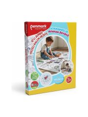 PENMARK BOYAMA HALISI+JUMBO KECELI KALEM 12LI HS50