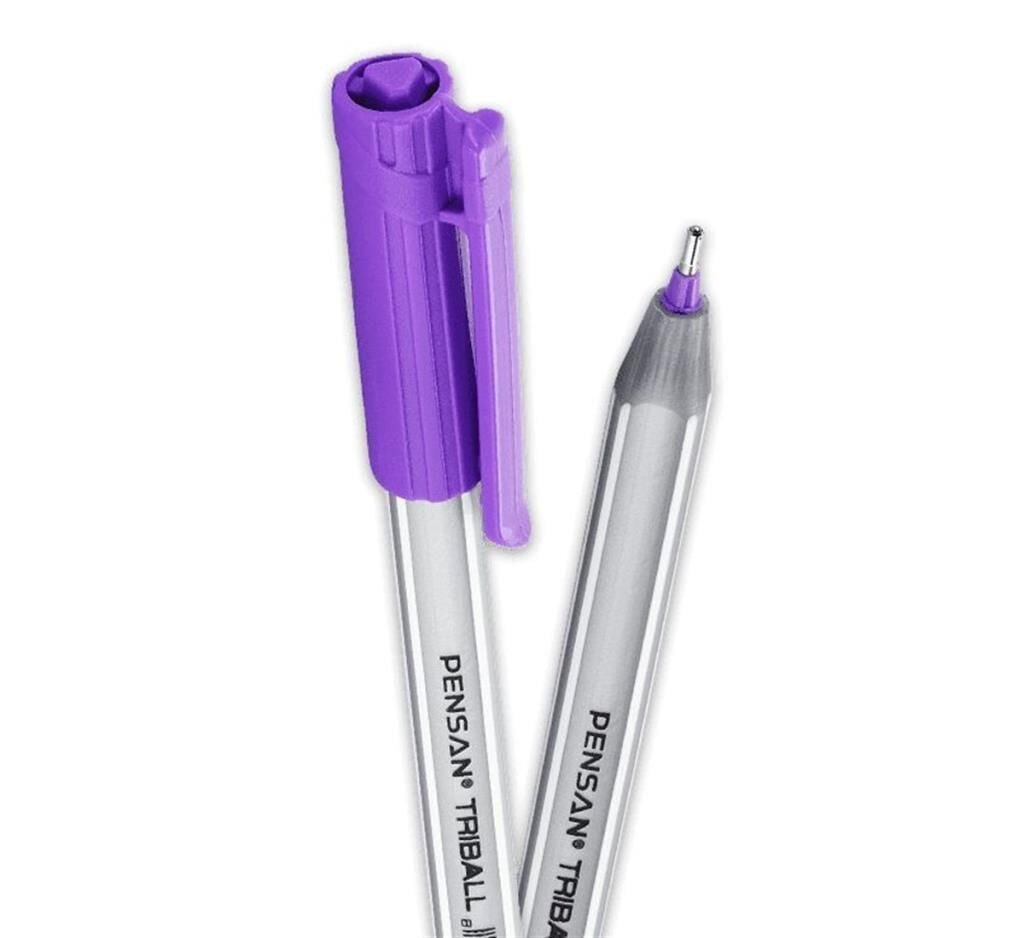 PENSAN TUKENMEZ KALEM TRIBALL VIOLET MOR TEKLI