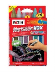 FATIH CRAYON BOYA 6 RENK METALIK JUMBO 50180