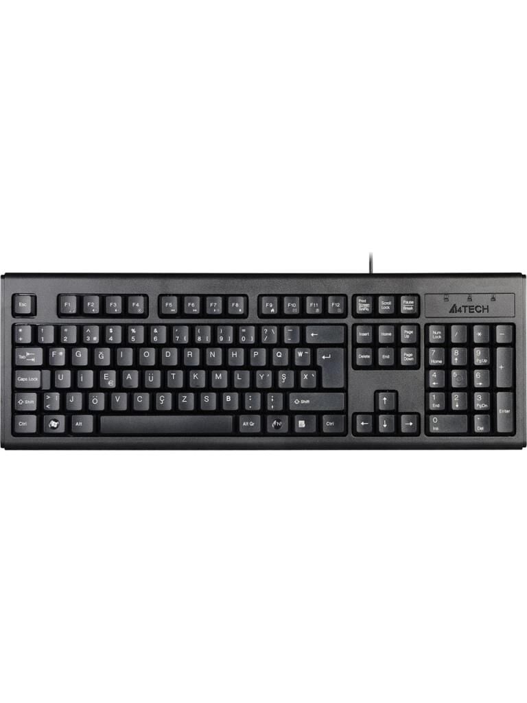 A-4 TECH KLAVYE  KABLOLU F STAND.USB SIYAH (KM-720
