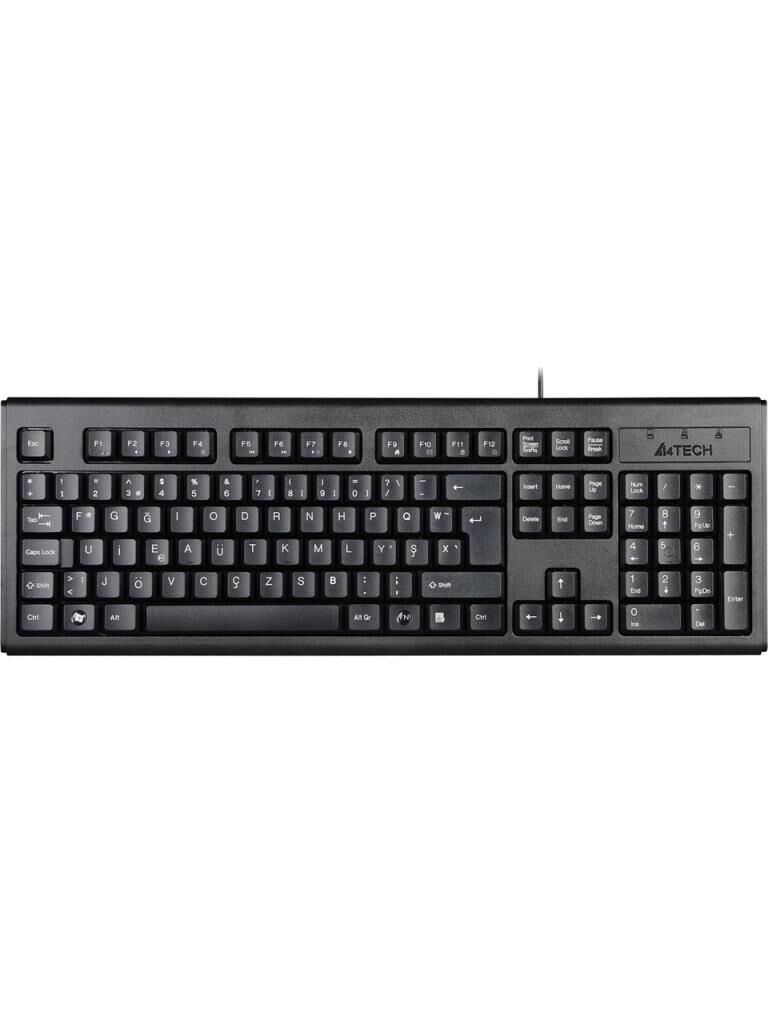A-4 TECH KLAVYE  KABLOLU F STAND.USB SIYAH (KM-720