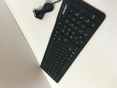 KOTON KLAVYE  KATLANABILIR SIYAH USB KABLOLU