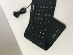 KOTON KLAVYE  KATLANABILIR SIYAH USB KABLOLU