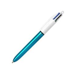 BIC TUKENMEZ KALEM 4 RENK SHINE MAVI GOVDE 982874