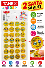 TANEX TNX-402 EMOJI SARI HOLOGRAM ETIKET 2 AD.