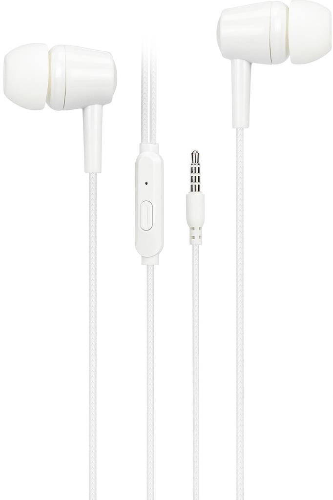 ASONIC AS1 MIKROFONLU KULAKLIK KULAK ICI BEYAZ