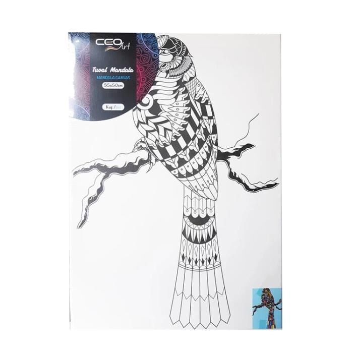 CEO ART TUVAL 35x50 MANDALA KUS CEO-MT0003