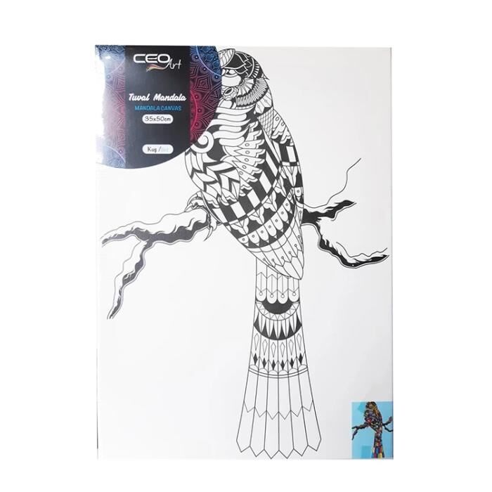 CEO ART TUVAL 35x50 MANDALA KUS CEO-MT0003