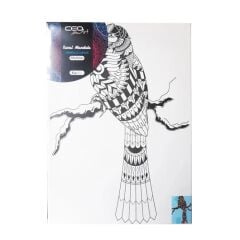 CEO ART TUVAL 35x50 MANDALA KUS CEO-MT0003