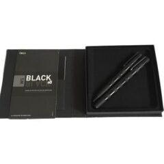 INOXCROM BLACK RAYAS DOLMAKALEM+TUKENMEZ SET