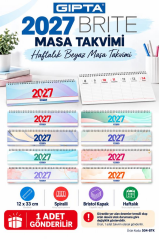 GIPTA TAKVIM 12x33 BRITE (504-BTK)2027