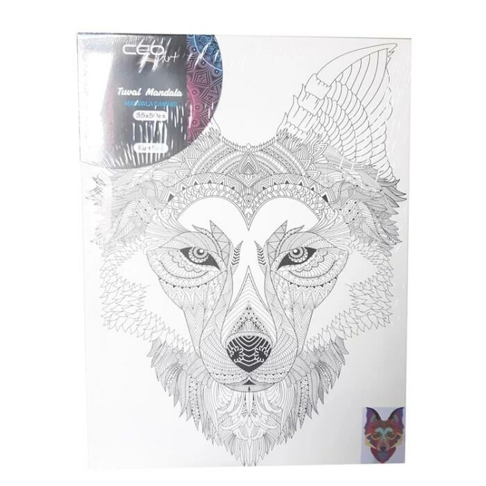 CEO ART TUVAL 35x50 MANDALA KURT CEO-MT0006