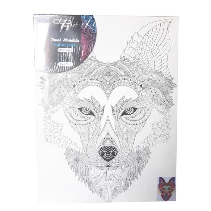 CEO ART TUVAL 35x50 MANDALA KURT CEO-MT0006