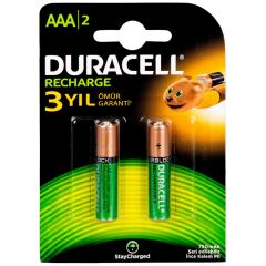 DURACELL SARJLI INCE KALEM PIL 750 mAh 2 LI(AAA)