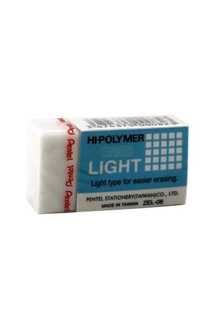 PENTEL SILGI HI-POLYMER ZEL-08 LIGHT BEYAZ ORTA