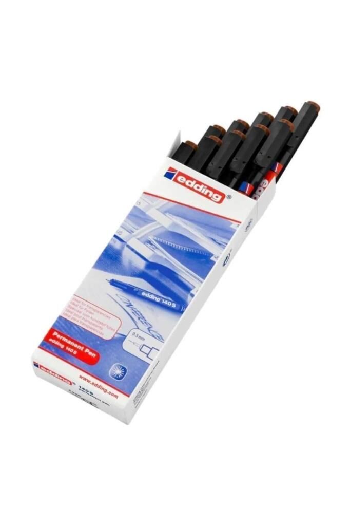 EDDING ASETAT KALEMI 03mm KIRMIZI 10 LU (140S)