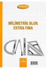 ALTINYILDIZ MILIMETRIK BLOKNOT A4 30 YP. TURUNCU