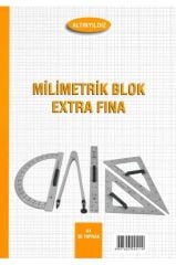 ALTINYILDIZ MILIMETRIK BLOKNOT A4 30 YP. TURUNCU