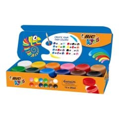 BIC KIDS GUAJ BOYA 20ml 12 RENK (947715)