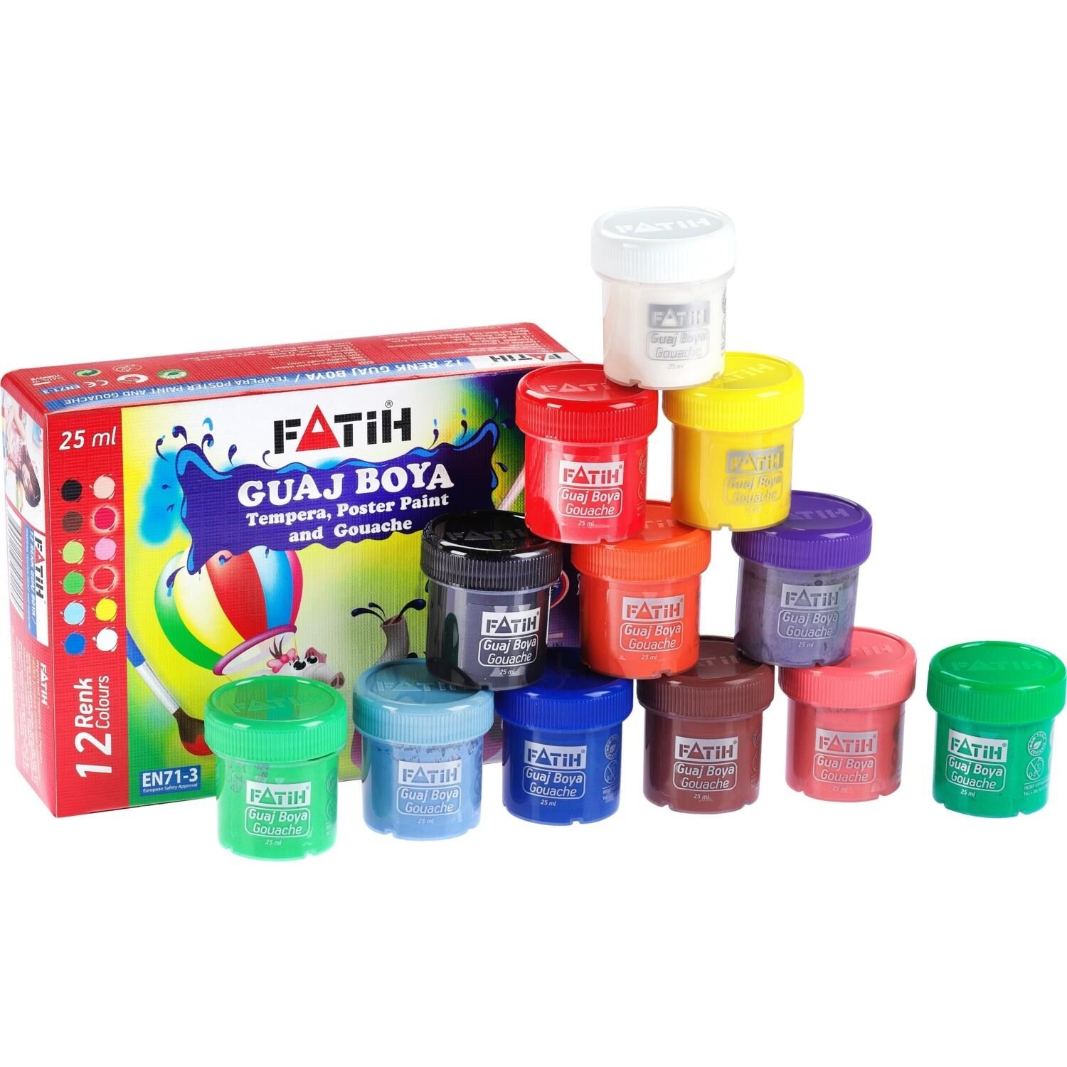 FATIH GUAJ BOYA 25mlx12 RENK