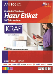 KRAF LASER ETIKET 210x297 (1x100=100) (2000)HB1000