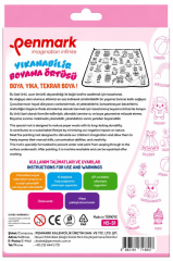 PENMARK BOYAMA HALISI+JUMBO KECELI KALEM 12LI HS51