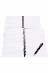 ELMA PASTEL 13x21 DEFTER CIZGILI SPIRALLI 100 YP.