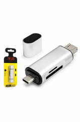 HADRON HDX7053 KART OKUYUCU Type-C OTG | microSD +