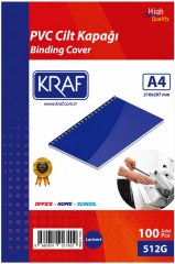 KRAF CILT KAPAGI A4 100 LU 512G LACIVERT