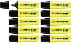 STABILO BOSS FOSFORLU KALEM SARI 10LU (70/24)