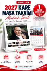 KESKIN 2027 KARE MASA TAKVIMI ATATURK 600264