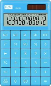 KRAF HESAP MAKINESI MASAUSTU 12HANE HM-180BL MAVI