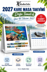 KESKIN 2027 KARE MASA TAKVIMI VAHSI DOGA 600266