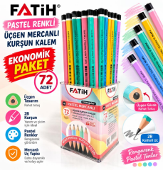 FATIH UCGEN MERCANLI PASTEL KURSUN KALEM 2B 72 LI