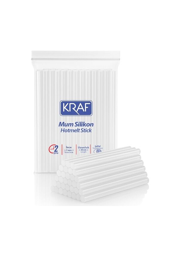 KRAF SILIKON SEFFAF 30cm INCE 1 KG 4007