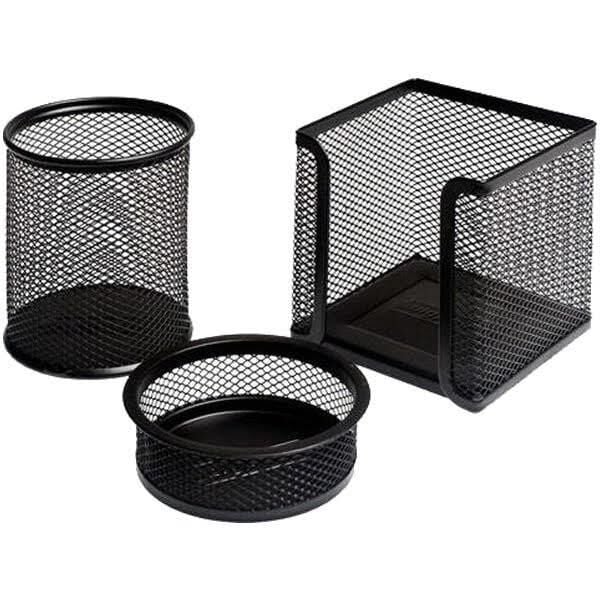 MAS BION MASA SETI  METAL UCLU SIYAH (9302)