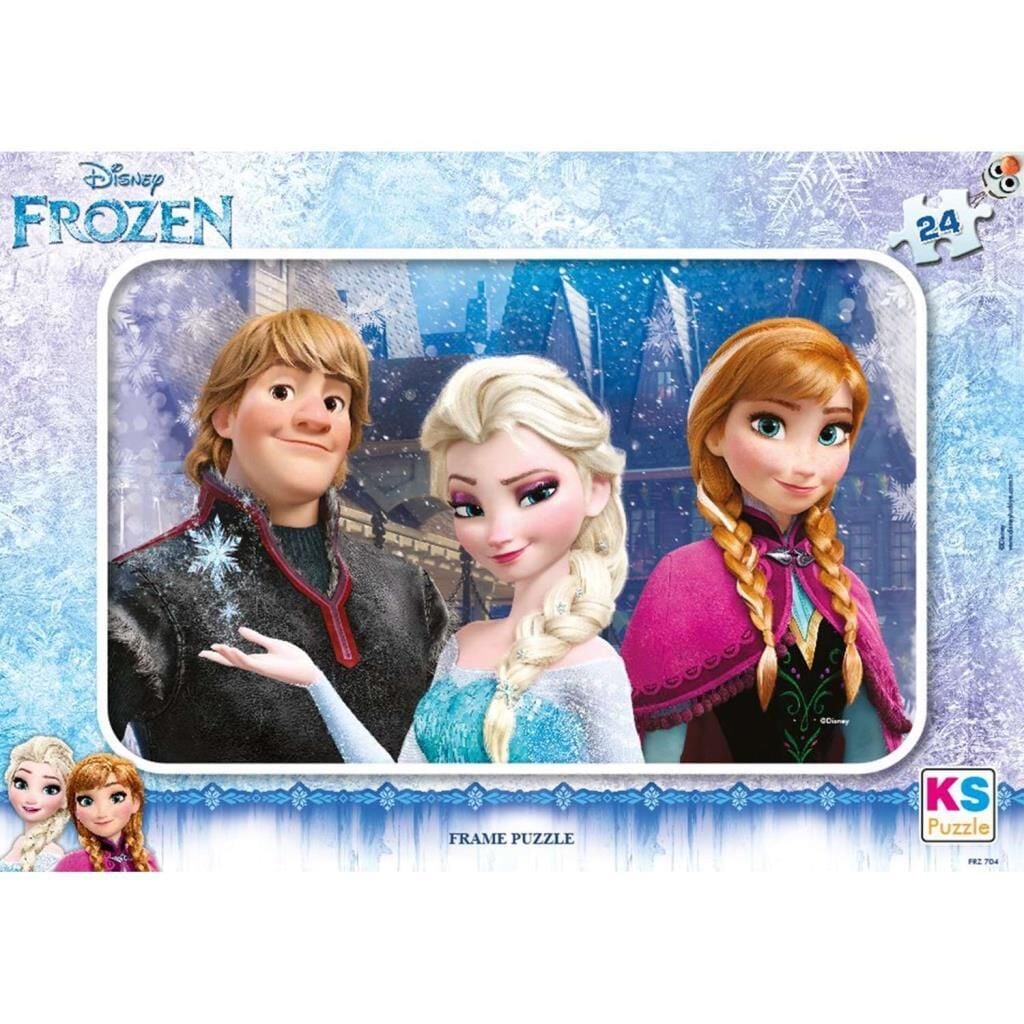 KS GAMES FRAME PUZZLE 24 PARCA FROZEN  FRZ704