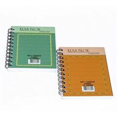 KLAS BLOKNOT 7X11 cm CIZGILI 36 YAPRAK NO:1