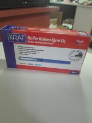 KRAF ROLLER KALEM IGNE UC 0.5 301G MAVI 12 LI