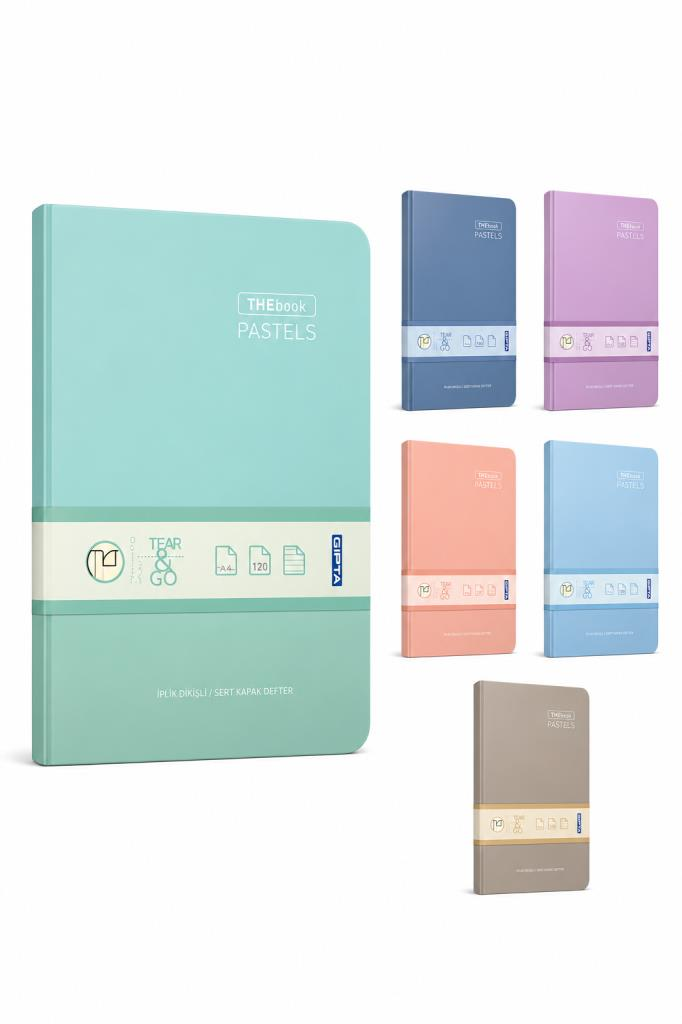 GIPTA DEFTER THEBOOK PASTELS 20x28 160 YP.DUZ 3306