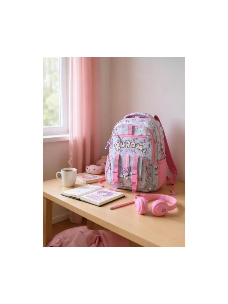Kuromi Okul Çantası Pembe – Mavi 3218