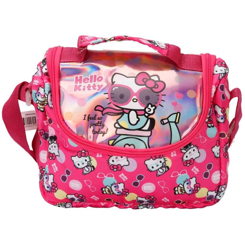 Hello Kitty Termoslu Pembe Beslenme Çantası 3245