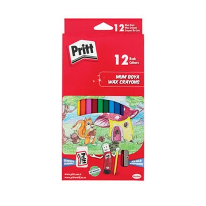 PRITT MUM PASTEL BOYA 12 LI SILINEBILIR (1433960)