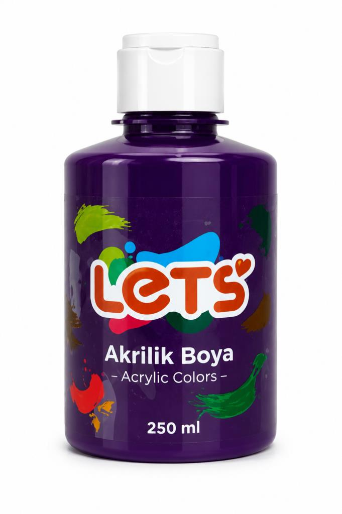 LETS AKRILIK BOYA 250 ML MOR L5705